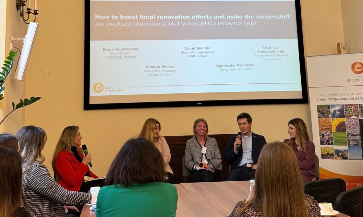 Regional Energy Agency North and representatives from City of Virovitica, on December 10, 2025 participated in Krakow on Knowledge Exchange Event on Building Renovation and Energy Efficiency Synergies, strategies and local success stories from the CEE region.